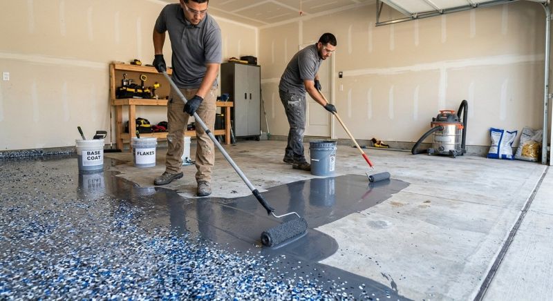 Epoxy Flooring Installation in Loudoun County, VA