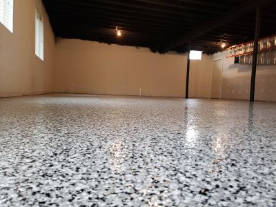 Epoxy Garage Flooring Installation