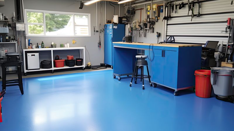 Epoxy Garage Flooring Installation
