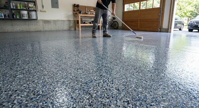 Residential Floor Coating in Loudoun County, VA