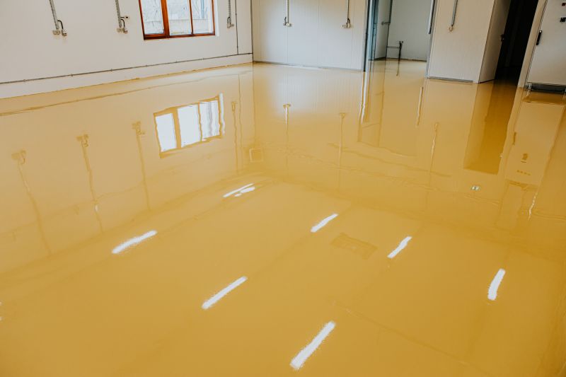 Speckled Garage Floor Painting in Loudoun County, VA