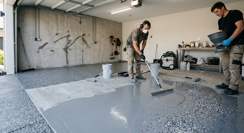 Basement Floor Epoxy Service in Alexandria, VA